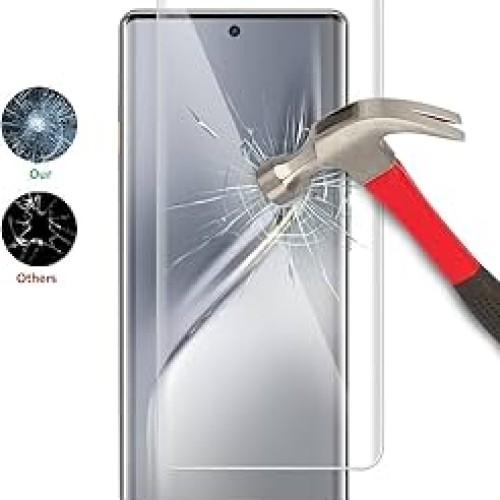 Tecno Camon 40 Pro Full HD Curved Edge Liquid UV Tempered Glass Screen ...